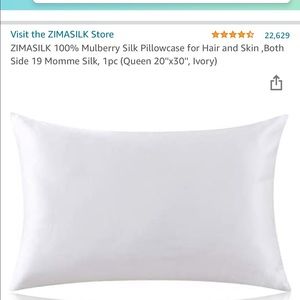 Two silk pillowcases